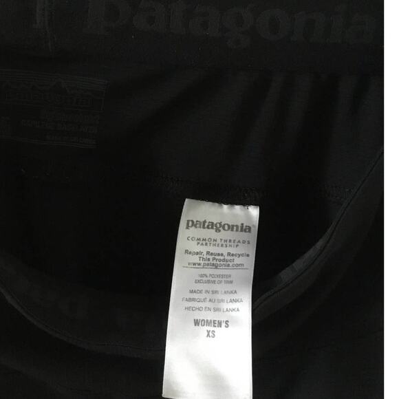 Patagonia Women's Black Midweight Bottom Base Layer Size XS - Picture 3 of 3